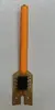Chip de luz de vela LED parpadeante simulada de 3V con forma irregular, luz ambiental, chip de luz de filamento de llama COB