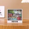 Imanes para Refrigerador de la Ciudad de Suzhou, Monumentos del Jardín, Imanes de Paisajes Turísticos, Regalos Culturales Creativos de Madera, Recuerdos de Viaje