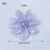Cabeças de flores de crisântemo artificiais e acessórios para atacado, decorações florais de tecido de seda para casamento de 13 cm, cabeças de flores de dália