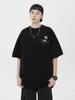 Nueva Camiseta Bordada Estilo Chino para Hombre, Verano Estilo Nacional Retro Pareja Manga Corta Marca de Moda Fresca Casual Versátil Top