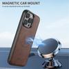 Adecuado para funda de cuero de teléfono móvil Iphone18, Soporte magnético para coche Magsafe con carga inalámbrica Samsung S26, Google 11