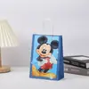 Bolsa de mano de Mickey de dibujos animados Bolsa de regalo Kraft Bolsa de papel Kraft Bolsa de regalo para centro comercial Bolsa de compras impresa Al por mayor