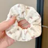 Goma para el pelo de encaje de alta elasticidad estilo coreano para mujer, accesorio para el pelo grande duradero, flor de pelo elegante, scrunchie de banda elástica versátil