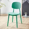 Cadeira de plástico nórdico encosto doméstico moderno simples casual leite chá hambúrguer loja banqueta cadeira de jantar cadeira mesa de negociação