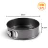 Forma de Bolo Mousse Redonda Colmeia Forma de Bolo Utensílios de Cozimento Prato de Pizza Forma de Cheesecake com Fivela