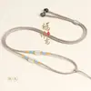 Cordón para Colgante de Ágata de Cristal DIY, Cordón para Colgante de Nudo de Transferencia Tejido a Mano Fino y Simétrico con Hebilla de Seguridad de Jade