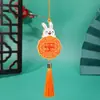 Festival do Meio do Outono Coelho Pingente de Madeira Hanfu Qipao Broche Acessórios Cultural Criativo Lembrança Chaveiro Pingente de Bolsa