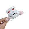 Bonito cartoon urso pelúcia grampo de cabelo feminino de volta cabeça updo clipe grande tubarão clipe de cabelo volume múltiplo hairpin cocar