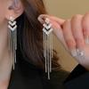 Aretes de Borla de Cadena Aretes Largos de Lujo Ligero 2023 Nuevo Diseño Nicho Aretes con Sentido para Mujeres G