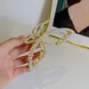 Estilo Coreano Novo Estilo Pérola Borboleta Franja Presilha de Mão Feminina Luxo Leve Parte de Trás da Cabeça tamanho pequeno Grampo de Cabelo Elegante Elegante Presilha de Tubarão Rede