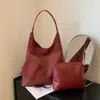 Bolsa de Gran Capacidad con Textura Tejida Transfronteriza de Comercio Exterior para Mujer Nueva Retro Casual de Viaje Bolso Madre e Hijo Bolso de Hombro Único Bajo el Brazo Moderno
