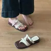 Primer Encuentro con las Chanclas de Cuña de Suela Gruesa para Mujer, Nuevo Modelo Verano 2026, Perfectas para Usar con Faldas en la Playa