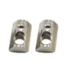 Perfil de aluminio estándar europeo Tipo 20-40 Bloque de tuerca elástica Bloque de tuerca de bola de acero Serie M3-M8 Tuerca de resorte al por mayor