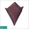 Toalla de bolsillo nueva para hombre de alta densidad 1200 Agujas traje seda pañuelo cuadrado pequeño pañuelo de pecho venta directa de fábrica al por mayor