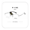 Marco de Gafas de Aleación de Titanio Ultraligero Y8001 para Hombre Estilo Retro de Negocios Marco Óptico Adaptativo