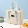 Lonchera Portátil Bolsa Térmica con Papel de Aluminio Engrosado, Lonchera de Gran Capacidad para Oficinistas y Estudiantes, Bolsa para Llevar Comidas Diarias, Bolsa Bento Impermeable