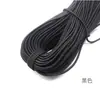 Fabricante de Cuerda Elástica Redonda 0.8-3 mm de Grosor Cuerda Elástica de Colores Cordón Trenzado de Seda de Látex para Ropa Sombrero Accesorios