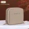 Nueva bolsa de almacenamiento de pulseras de doble capa, bolsa de almacenamiento de joyería de cristal y perlas, bolsa de joyería para pulseras y brazaletes, bolsa de accesorios exquisita