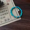 Yanyu Estilo Chinês Novo Pulseira Cruzada de Cola Verde Imitação Estilo Antigo Design Personalizado Retro Versátil Venda Direta de Fábrica