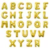 Globo de película de aluminio de 32 pulgadas con letra gorda transfronterizo, decoración para fiesta de cumpleaños, bola de papel de aluminio dorado, plateado, oro rosa