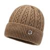 Gorro de lana de punto 2022, otoño, para madres de mediana edad y mayores, resistente al frío, para abuelas, cálido gorro de algodón para invierno