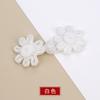 Fivela de placa Flor de oito folhas Botões Cheongsam chineses Estilo chinês Tecido à mão Clássico das mulheres Tops Botões de terno Tang das crianças