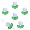 Hojas de Tulipán, Flores, Cuentas, Materiales de Cuentas Hechos a Mano para Bricolaje para Mejores Amigas Durante la Temporada de Graduación, Accesorios para Pendientes y Collares