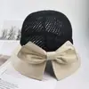Nuevo sombrero de pescador con costuras transpirables para mujer, sombrero de sol de primavera y verano, sombrero de playa de moda para ocio al aire libre, sombrero de playa con lazo