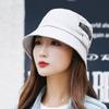 Sombrero Cubeta Color Sólido para Mujer Primavera y Otoño Estilo Coreano Combinable Sombrero Cubeta Sombrero de Pescador para Hombre Combinable ins Moda Protector Solar Sombrero para el Sol