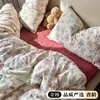 [Productos Premium de Xiangling] Funda de Almohada de Gasa de Doble Capa Algodón Puro Gasa Floral Dibujos Animados Sábana Individual Funda de Almohada para Niños