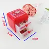 Caja de almacenamiento de plástico con diseño de dibujos animados para bolígrafos, caja de maquillaje Yugui dog melody, caja de almacenamiento abatible para cinta, papelería, lápiz labial