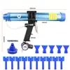 Pistola de Cola para Vidro Pneumática Speed Leopard 310ML Cola Dura 400/600ML Cola Macia com Regulagem de Velocidade Pistola de Cola para Silicone