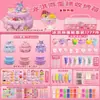 Pegamento Cremoso Materiales DIY Guka Pastel de Crema Helado Taza Hecha a Mano Arena Líquida Set Guka Juguete de Niña