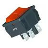 Interruptor Doble Forma de Barco Serie Rs601 Botón Rojo Cuatro Pines Doble Velocidad Doble Polo Tiro Único Interruptor Basculante con Luz