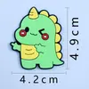 Nuevo Pegatina de Goma Suave de PVC de Dibujos Animados Dinosaurio Imán para Refrigerador de Coche Agujero Hebilla de Zapato Funda de Teléfono Adorno DIY Accesorios