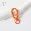 Fecho de mola de cabaça colorida transfronteiriço, fivela universal com acabamento pintado, acessórios de chaveiro DIY, fecho de decoração para pingente de bolsa