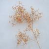 Cubo de flores doradas, diseño floral de Año Nuevo, simulación de flores falsas, eucalipto, hojas de ginkgo, decoración, comercio exterior, flores navideñas