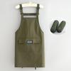 Delantal de Moda para Adultos para Cocina Casera de Mujeres, Delantal Impermeable para Cocinar, Ropa de Trabajo de Catering Nueva con Estampado para Mujeres