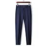 Roupas Masculinas Lijia Calças Casuais Finas de Verão Masculinas Slim Fit Versátil Business Casual Calças Masculinas 00202 Leve Business