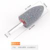 Cabezal de rectificado de muela de corindón marrón, taladro de rectificado de metal, pequeña rectificadora eléctrica, cabezal de rectificado cónico cilíndrico, taladro eléctrico, muela de rectificado, cuchillo de afilar