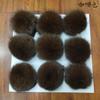 Ponto de fábrica bola de pelo de raposa real diy acessórios para roupas chapéu bola de pelúcia colorida acessórios bola de pelo de couro atacado