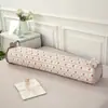 Almohada larga de apoyo almohada larga tipo tira cojín grande para la espalda almohada larga de apoyo con orejas de conejo almohada larga de apoyo de gasa de doble capa de algodón puro almohada de apoyo para sujetar las piernas de mujer embarazada