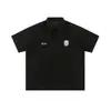 Camisa Polo Bordada de Manga Corta Estilo Retro Universitario Americano para Hombres y Mujeres, Marca de Tendencia Verano 2026 Holgada Versátil para Parejas