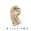 Cachecol de tricô de cashmere puro para homens e mulheres, novo estilo outono e inverno, aquecedor de pescoço e xale de tricô espessado e quente