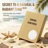 Parches de Cuidado de la Piel para Bronceado Transfronterizo con Microagujas Extracto de Planta de Árbol de Té Aceite Esencial Nutre y Humecta Suavemente la Piel, Máscara de Cuidado Nocturno de Color Natural