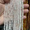 6*10 cuentas sueltas de piedra natural, aventurina verde, ágata roja, turquesa, bambú, accesorios de joyería para bricolaje, venta al por mayor