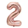 Globos de Papel de Aluminio con Número de Tamaño Mediano 32 pulgadas Decoraciones para Fiestas de Cumpleaños Globos con Número Boda Venta al por Mayor