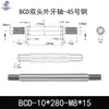Eje Core Rod de Doble Extremo Dentado Barra Cromada Acero A3 Eje Guía de Pistón Eje Roscado M5 M6 M8 M10 Eje de Conexión