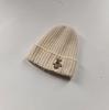 Gorro de Lana para Niños con Bordado de Oso Otoño e Invierno Cálido para Bebé Niño y Niña Tejido a Prueba de Viento Gorro Pulóver para Bebé