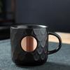 Taza de cerámica creativa taza de café para el hogar taza de escamas de pescado Xingba Feng taza fábrica al por mayor logotipo personalizable